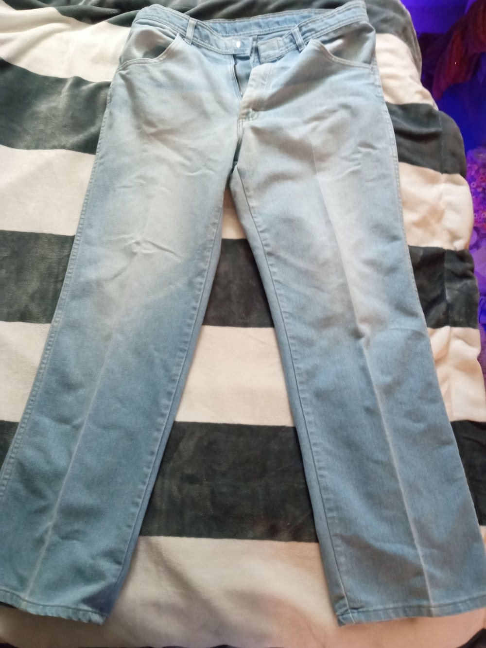 Wrangler Light Blue Straight Leg Jeans
